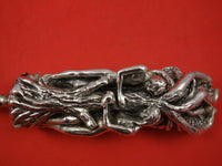 Adam and Eve by Yaakov Heller Sterling Silver Cake Knife Server Serrated 12 1/2"