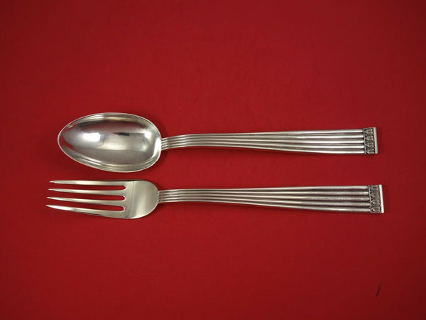 Rigato by Buccellati Sterling Silver Salad Serving Set 2pc All-Sterling 10 3/4"
