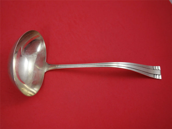 Dutch Sterling by Various Makers Sterling Silver Soup Ladle Art Deco 1917