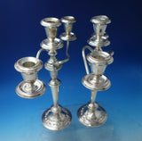 Strasbourg by Gorham Sterling Silver Candelabra Pair 3-Light #1130 (#6063)