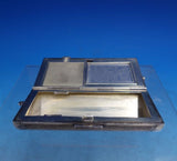 Austrian .935 Silver Compact with Gold Washed Interior Engraved 3 3/8" (#7011)