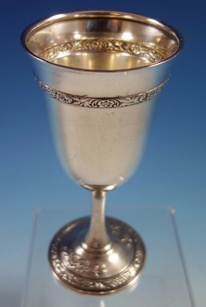 Meadow Rose by Wallace Sterling Silver Water Goblet #H220 (#1513)