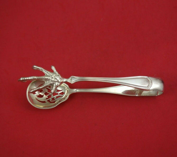 Hepplewhite by Reed and Barton Sterling Silver Ice Tong w/ Claw and Spoon 7 5/8"