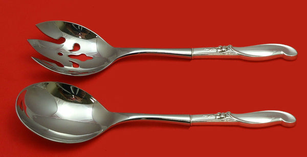 Silver Melody by International Sterling Silver Salad Serving Set 2pc Custom
