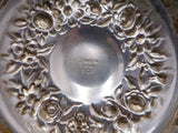 Repousse by Kirk Sterling Silver Glass Jelly Jar and Jelly Spoon #20F (#4909)