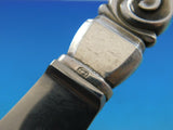 Scroll by Georg Jensen Sterling Silver Dinner Knife XL European Size Rare