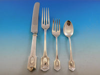 Adam by Shreve Sterling Silver Flatware Set for 12 Service 93 pcs Dinner Mono W