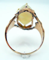 Luxurious 1.92ct Marquise Genuine Natural Opal Ring (#J444)