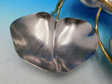 Lodhi Garden by Michael Aram  Stainless Steel & Brass Lily Pad Triple Dish - New