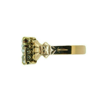 14k Yellow Gold Victorian Garnet and Seed Pearl Ring (#J4633)