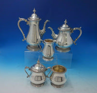 Gadroon by Birks Sterling Silver Tea Set 5pc #10865/#10866 (#5102)