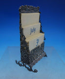 Shiebler Sterling Silver Calendar with Month and Day Cards Cast #3612 (#6745)