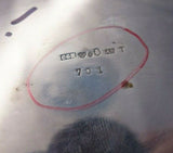 Swedish Sterling Silver Tea Caddy Leaf Border Footed Lion Paws with Key (#5523)