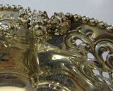 Hamilton & Diesinger Sterling Silver Fruit Bowl Pierced w/Beaded Edge (#2406)