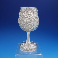 Repousse by Galmer Sterling Silver Goblet with Gold Wash Interior (#4160)