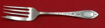 Adam By Whiting-Gorham Sterling Silver Cold Meat Fork Gorham 4-tine Small 7 3/8"