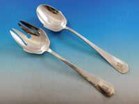 Lebolt Sterling Silver Flatware Set Hand Wrought Chicago 44 pc B Monogram Dinner