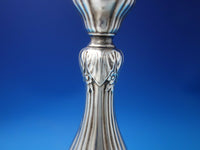Luxembourg by Gorham Sterling Silver Candlestick Pair #A2918 c. 1915 (#5973)