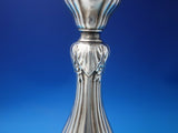 Luxembourg by Gorham Sterling Silver Candlestick Pair #A2918 c. 1915 (#5973)