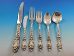 Lily by Frank Whiting Sterling Silver Flatware Service for 6 Set 36 pcs Floral