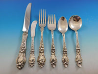 Lily by Frank Whiting Sterling Silver Flatware Service for 6 Set 36 pcs Floral