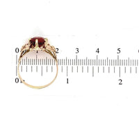 14k Yellow Gold 3.71ct Vibrant Spessartine Genuine Natural Garnet Ring (#J6146)