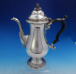 Gadroon by Howard and Co Sterling Silver Tea Pot Ebony Pineapple Finial (#4013)