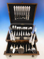 Sir Christopher by Wallace Sterling Silver Flatware Set Service 68 Pieces Dinner