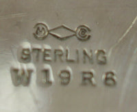 McChesney Sterling Silver Child's Plate Hand Hammered 6 1/2" Diameter (#2769)