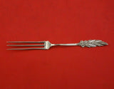 Sterling Silver Strawberry Fork with Corn Motif Handle 4 7/8" Silverware