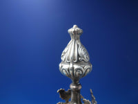 John Parkes English Sterling Silver Cruet Stand Birmingham 1836 Holly (#6494)