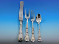Wave Edge by Tiffany and Co. Sterling Silver Flatware Set Service Dinner 93 Pcs