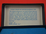 Hester Bateman by Stieff Sterling Silver Tea Caddy Spoon Reproduction in Org Box