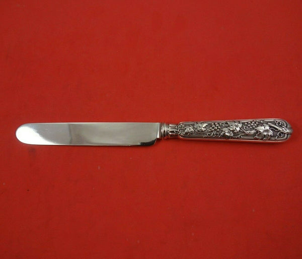 Chased Vine by Unknown Coin Silver Tea Knife HH AS Retailed by Gorham 7 3/8"