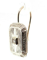 14k White Gold General Natural Diamond Earrings (#J5525)