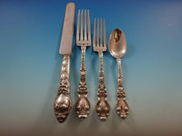 Douvaine by Unger Sterling Silver Flatware Service Set 68 Pieces Art Nouveau