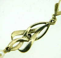 8k Yellow Gold Art Nouveau Style Drop Diamond Earrings (#J4474)