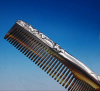 Lily by Whiting Sterling Silver Comb with Replaced Teeth 7" #7071 (#3087)