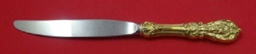 Francis I Vermeil By Reed and Barton New Script Sterling Regular Knife Modern
