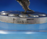 Sterling Silver Candy Dish with 3-D Bird Footed with Handles 5.9 ozt. (#6460)