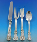 English King by Tiffany and Co. Sterling Silver Flatware Set 12 Service 74 pcs