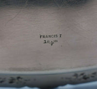 Francis I by Reed and Barton Sterling Silver Tray Oval #570A 18 5/8" (#3555)