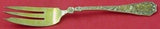 Bouquet by Durgin Sterling Silver Fish Fork Gold Washed 3-Tine 7"