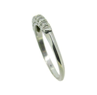 Vintage Platinum Genuine Natural Diamond Ring Band (#J4686)