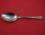 Rose Point by Wallace Sterling Silver Vegetable Serving Spoon HH WS 10 3/4"