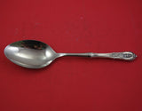 Rose Point by Wallace Sterling Silver Vegetable Serving Spoon HH WS 10 3/4"