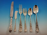 Baltimore Rose by Schofield Sterling Silver Flatware Set 12 Service 75 pieces
