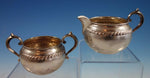 English Gadroon by Gorham Sterling Silver Sugar and Creamer Set 2pc (#2032)