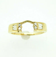 14k Yellow Gold Wedding Set with Oval Genuine Natural Diamond and Wrap (#J878)