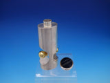 Judaica 925 Sterling Silver Perfume Bottle with Black Stone Inlay (#4317)